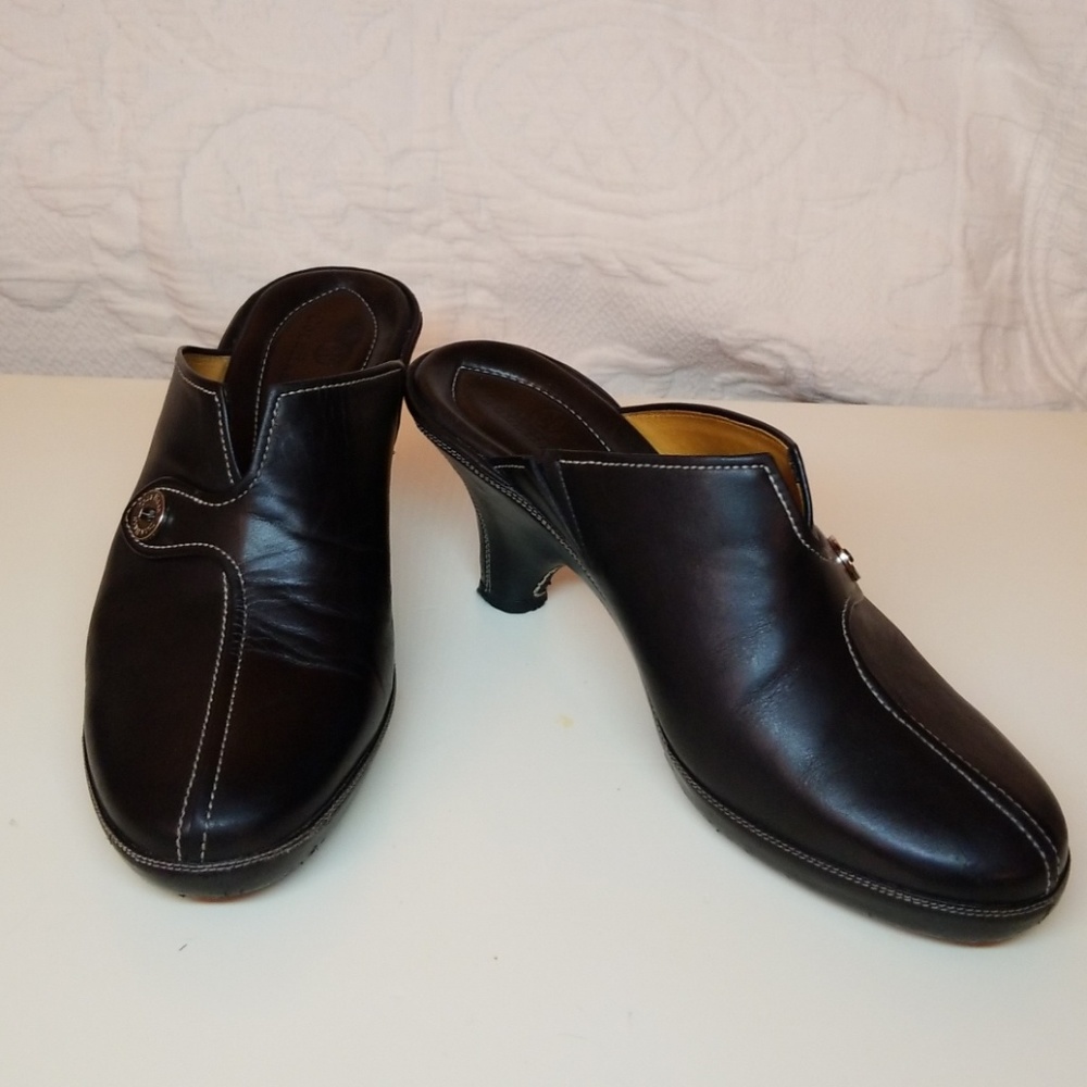 EUC 🖤 Cole Haan black mules women’s sz 8